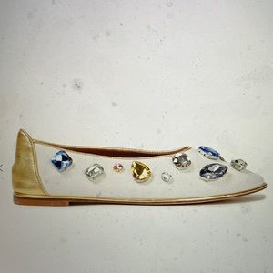 ISO Tory Burch crystal flats